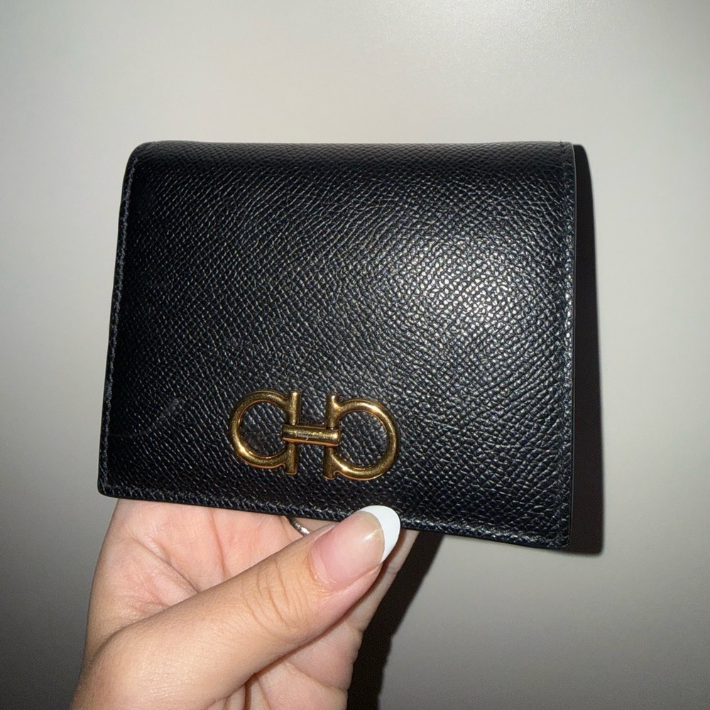 Ferragamo Gancini compact wallet